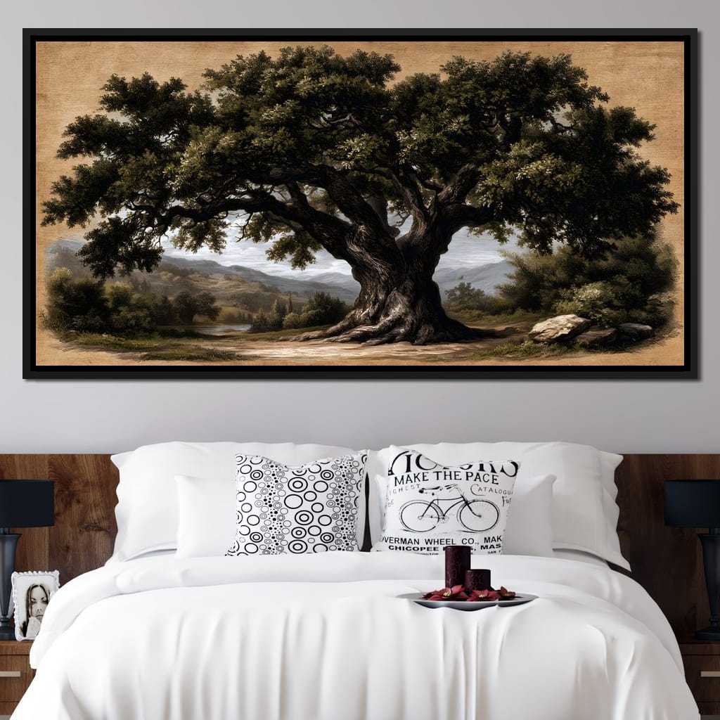 Guardian of the Ancient Hollow Canvas Wall Art