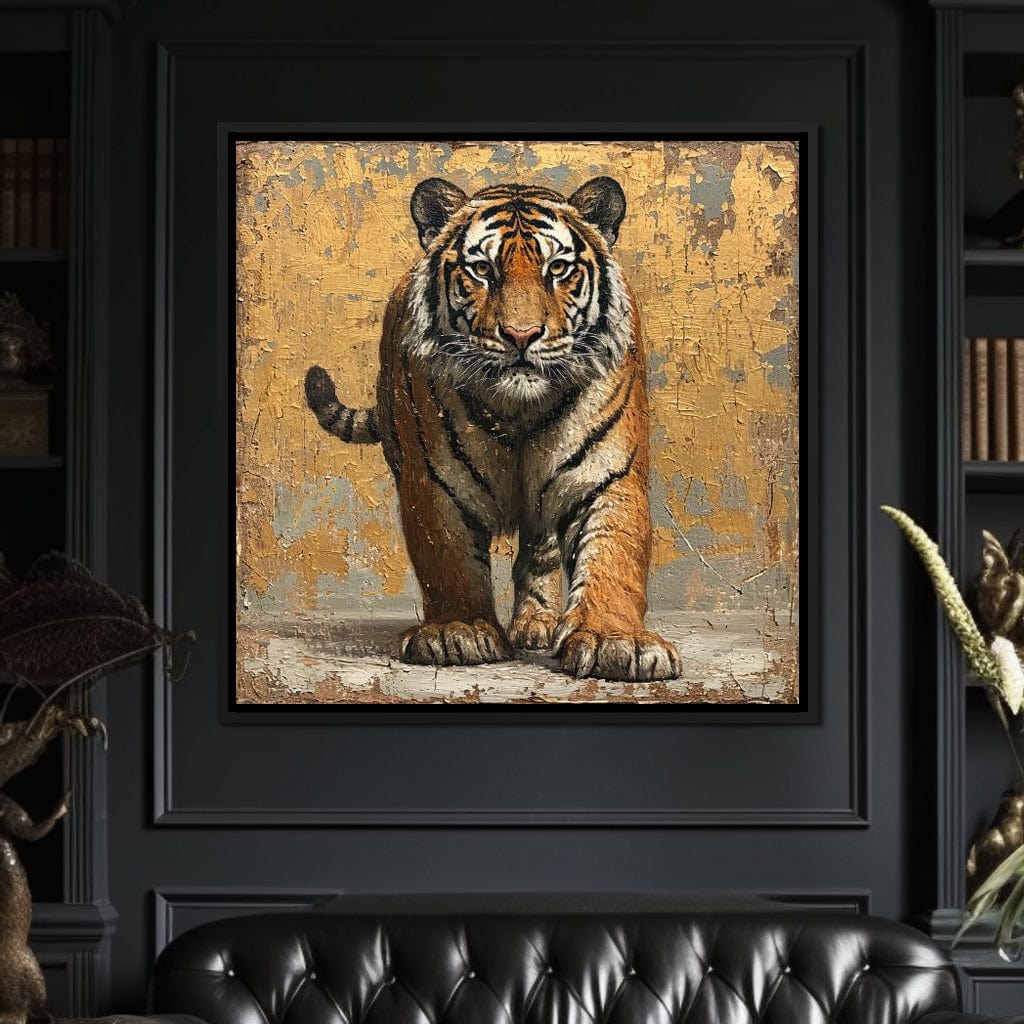 Tiger Sovereign Gaze Canvas Wall Art