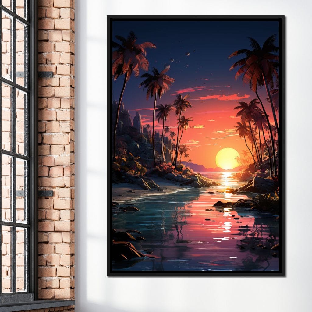 Summer Surf Escape Canvas Wall Art