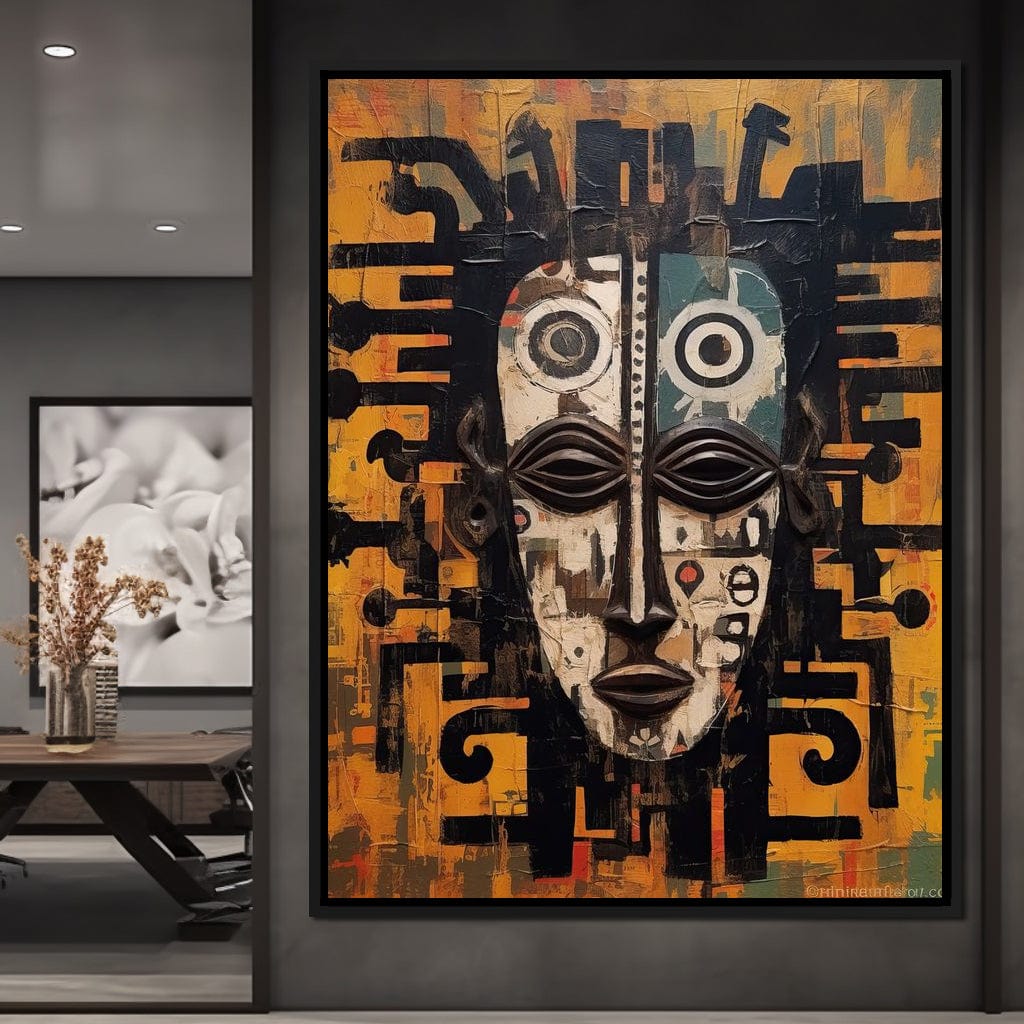 Tribal Mask 19 Canvas Wall Art