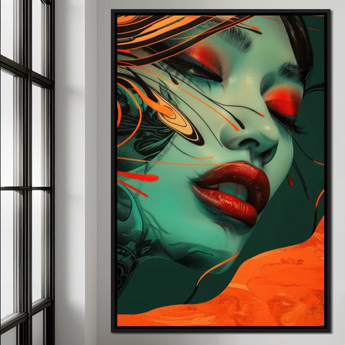 Celestial Muse Canvas Wall Art