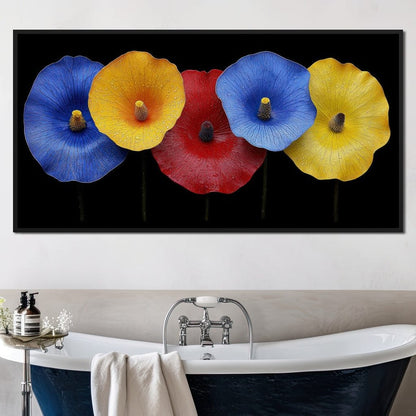 Petal Prism Canvas Wall Art