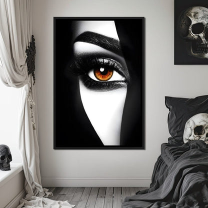 Eclipse of the Fiery Eye Canvas Wall Art