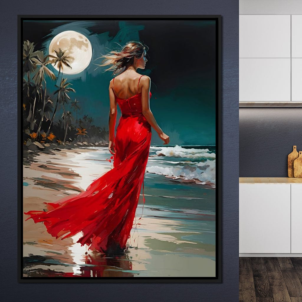 Female Portrait 062 Canvas Wall Art