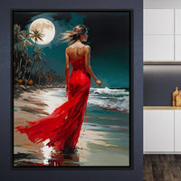 Female Portrait 062 Canvas Wall Art
