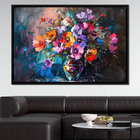Bouquet of Vibrant Dreams Canvas Wall Art