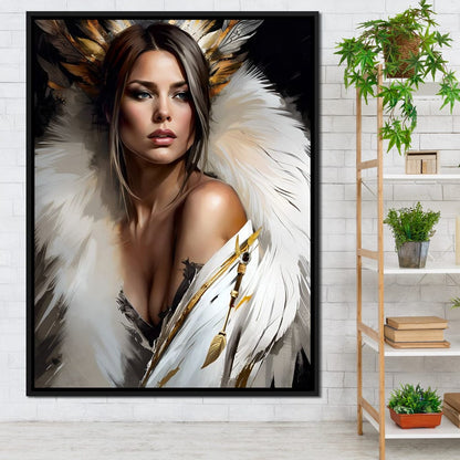 Female Portrait 161 Canvas Wall Art
