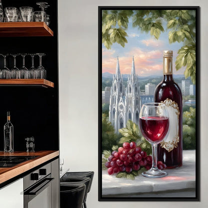 Wine Reverie Cathedral Vista Canvas Wall Art