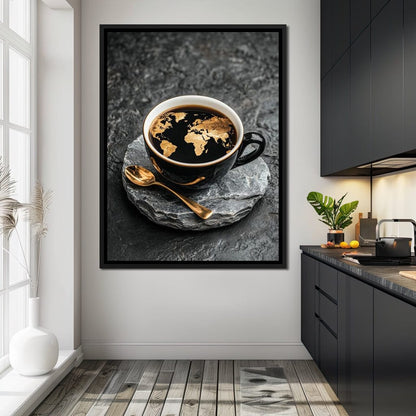 Golden Horizons Brewed Canvas Wall Art