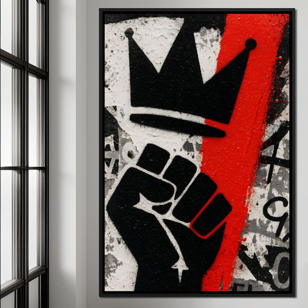 Crown of Unity Power Surge Canvas Wall Art