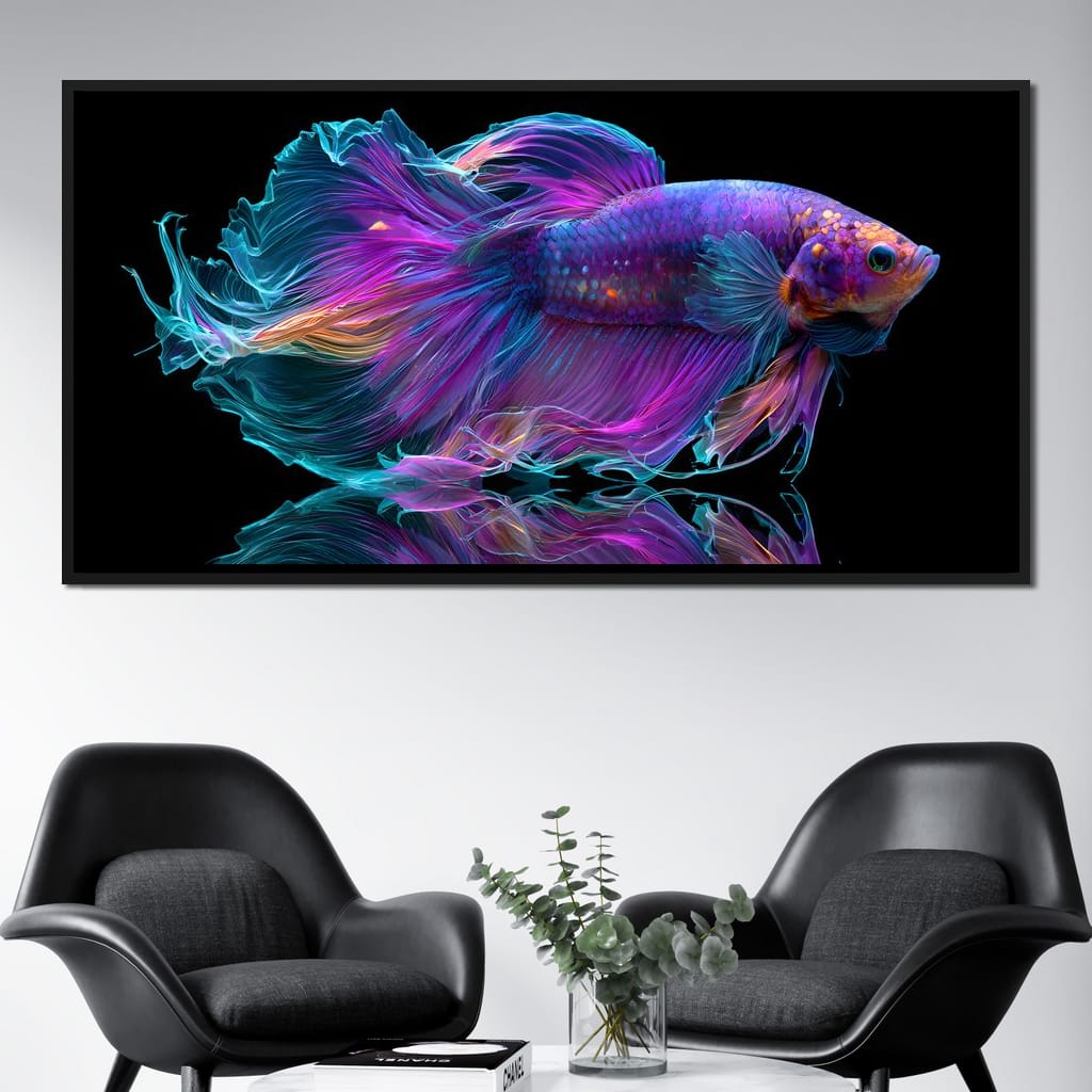 Radiant Fish Canvas Wall Art