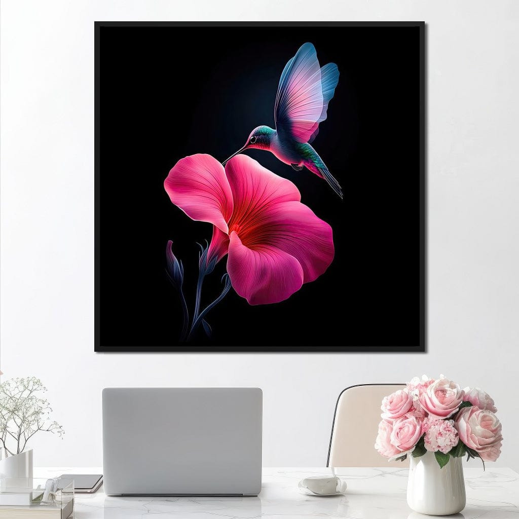 Whispers of the Hummingbird Canvas Wall Art