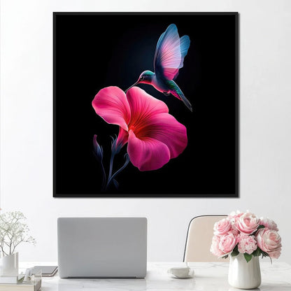 Whispers of the Hummingbird Canvas Wall Art