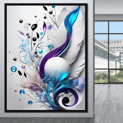 Purity and light Canvas Wall Art