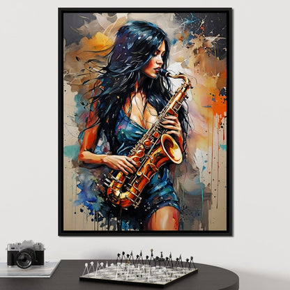Female Portrait 078 Canvas Wall Art