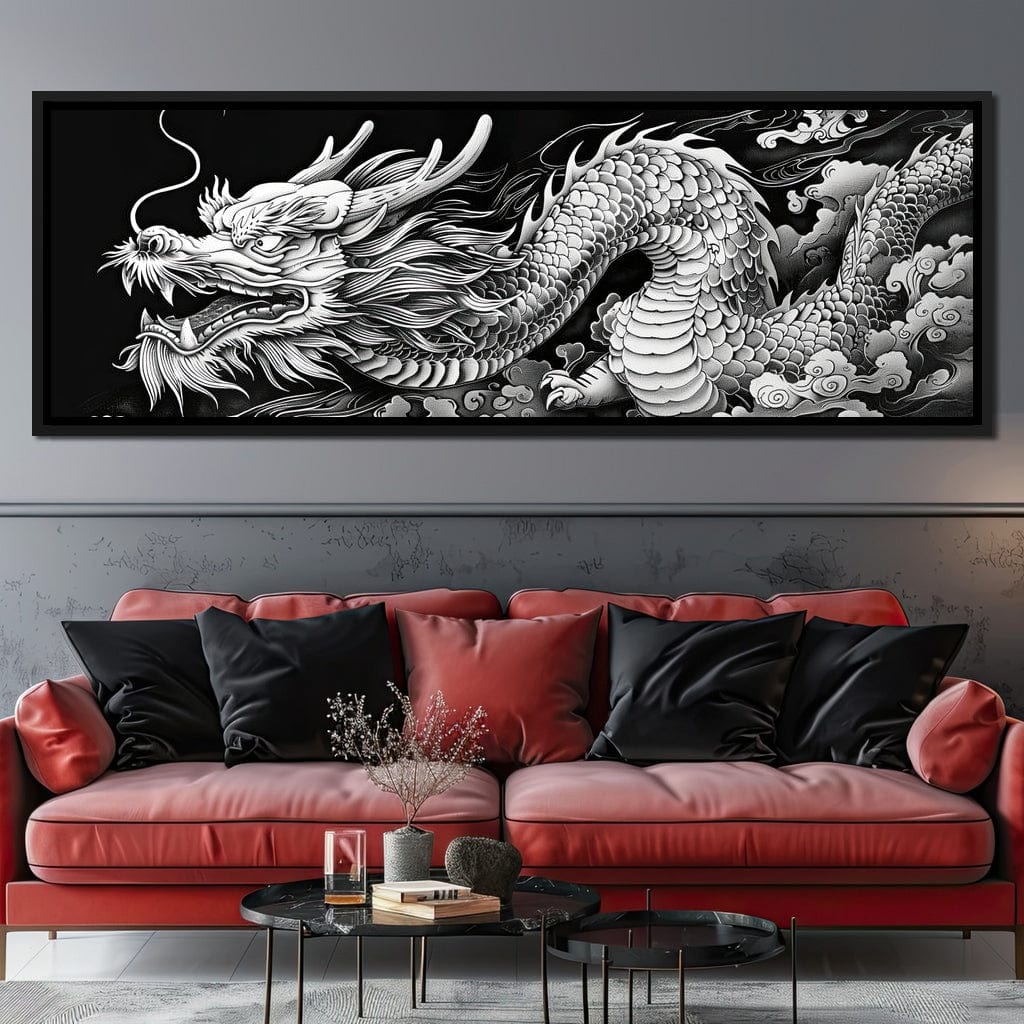 Eternal Dragon's Flight Canvas Wall Art