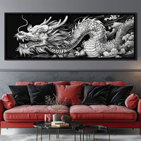 Eternal Dragon's Flight Canvas Wall Art