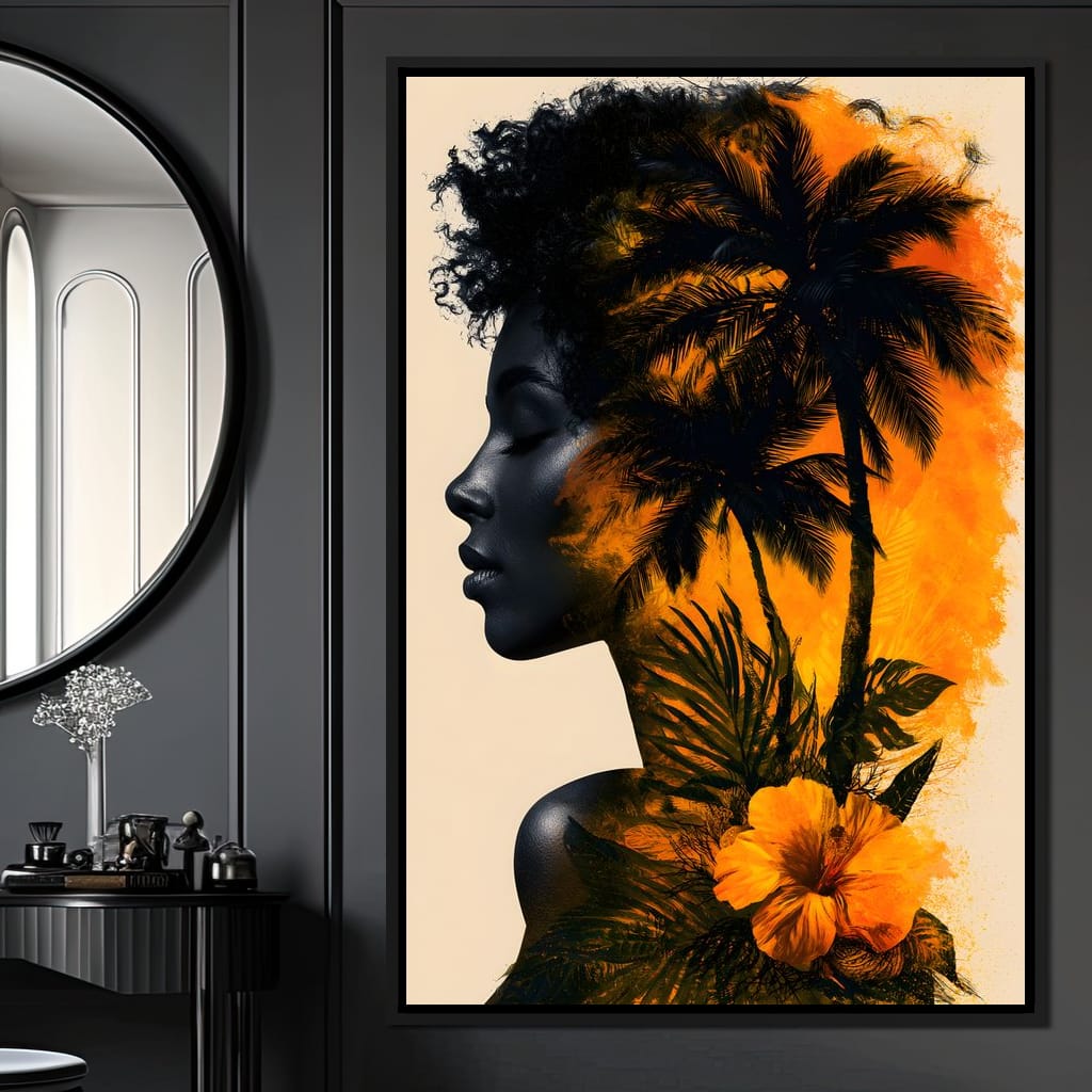 Tropical Soul Rising Heat Canvas Wall Art