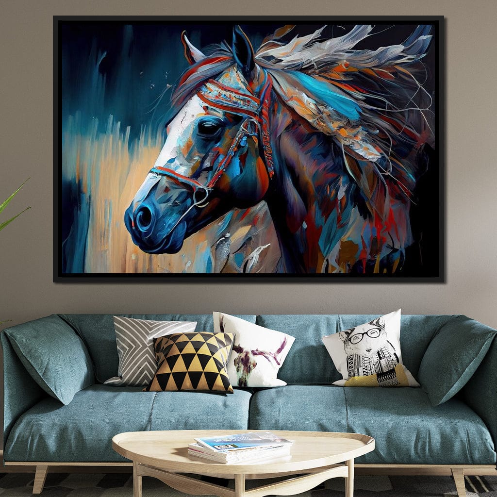 Cherokee Horse 4 Canvas Wall Art