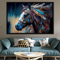 Cherokee Horse 4 Canvas Wall Art