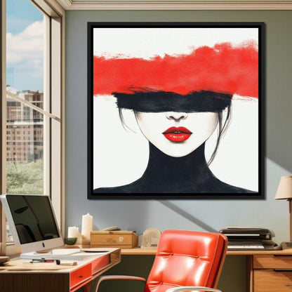 Radiant Allure Portrait Mystique Canvas Wall Art