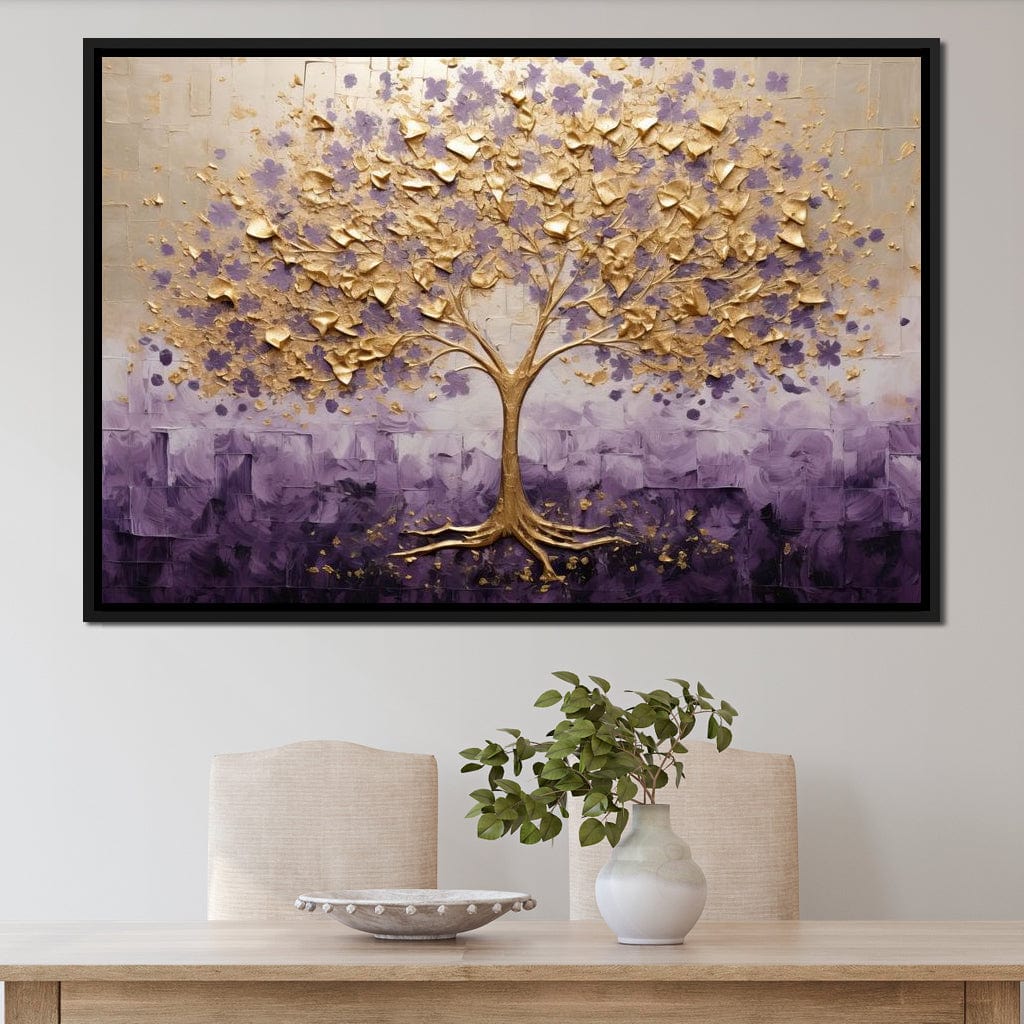 Golden Lisse Celebration Canvas Wall Art