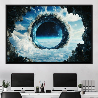Portal to Celestial Realms Canvas Wall Art