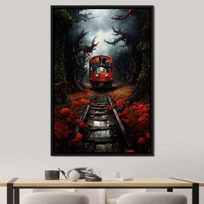 Monster Train Canvas Wall Art