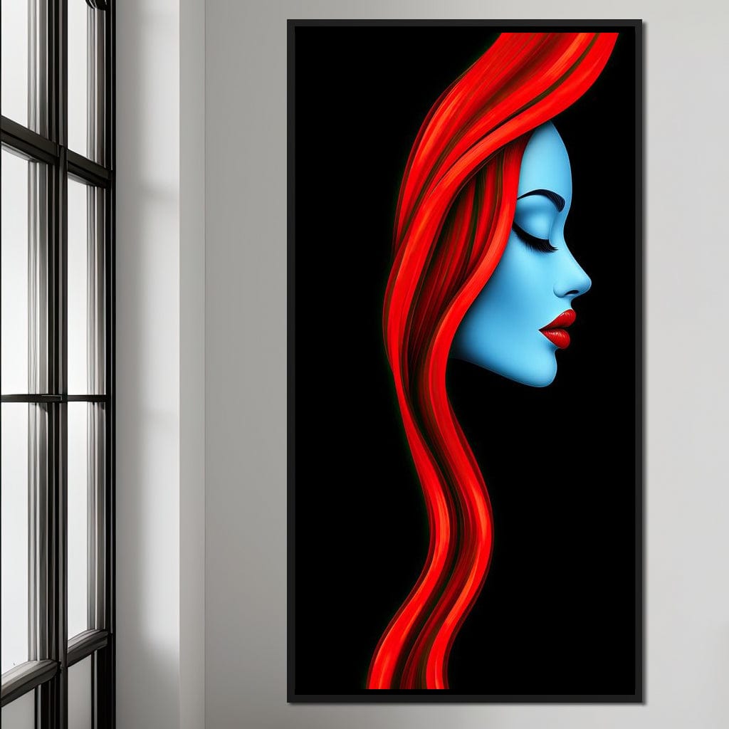 Blueblood Siren Canvas Wall Art