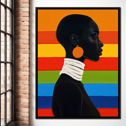 Wrapped in Pride Canvas Wall Art
