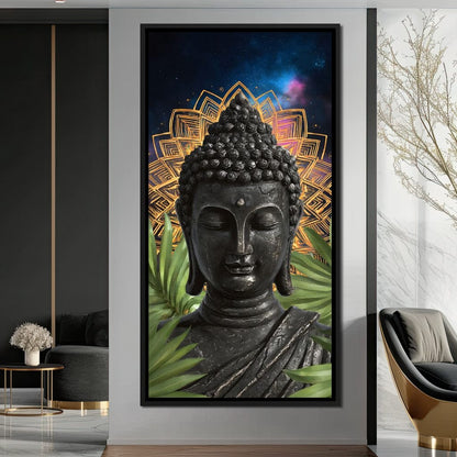 Tranquil Buddha Nightfall Canvas Wall Art
