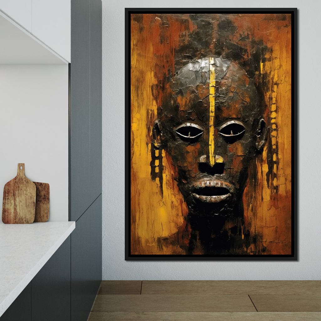 Tribal Mask 16 Canvas Wall Art