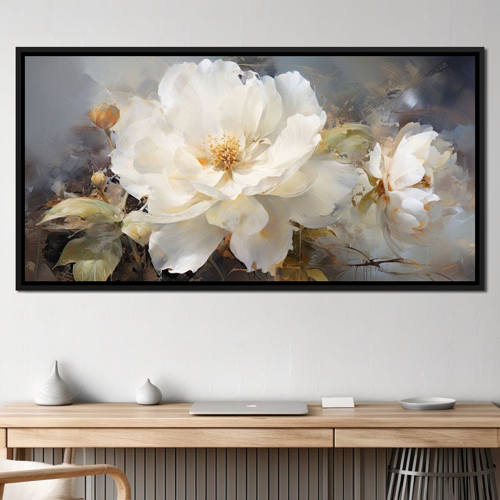 Ethereal Peony Essences Canvas Wall Art