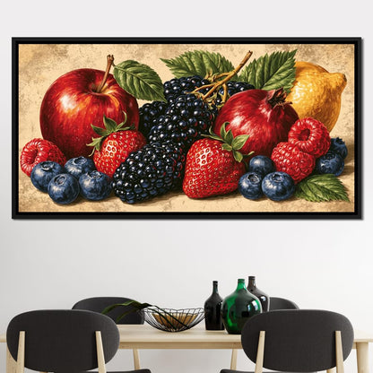 Harvest Bounty from the Orchard Floor Canvas Wall Art