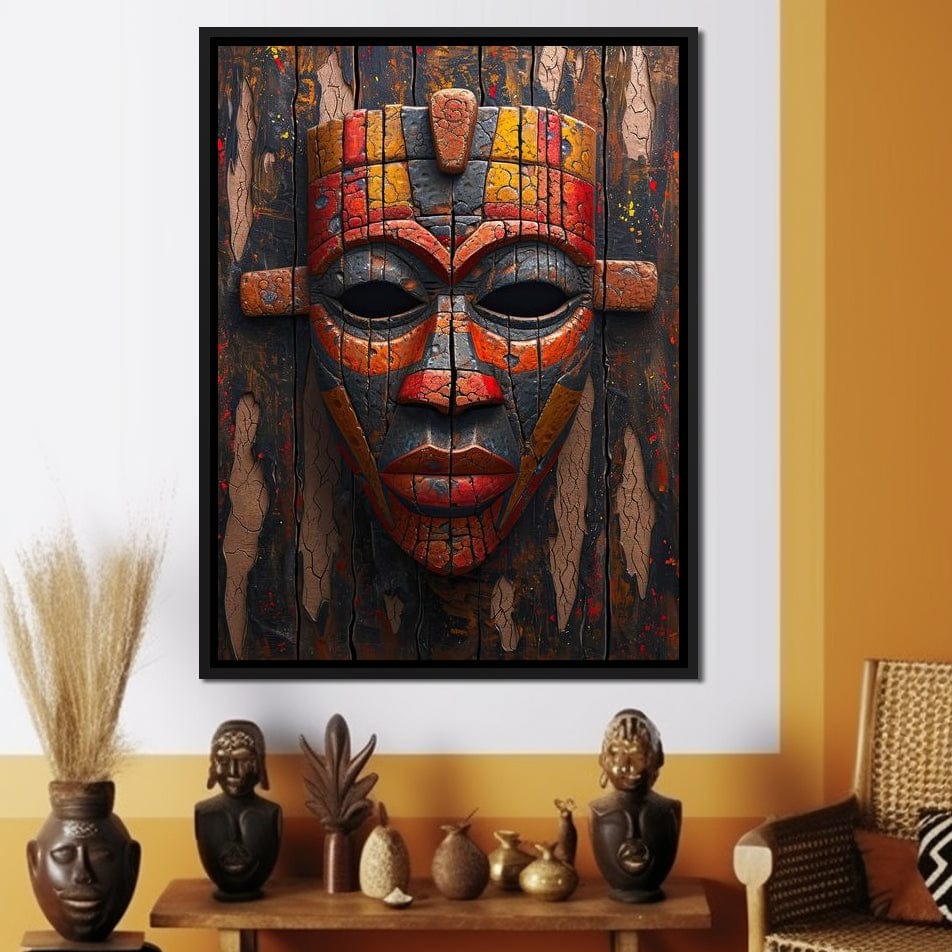 Ancient Tribal Resilience Canvas Wall Art