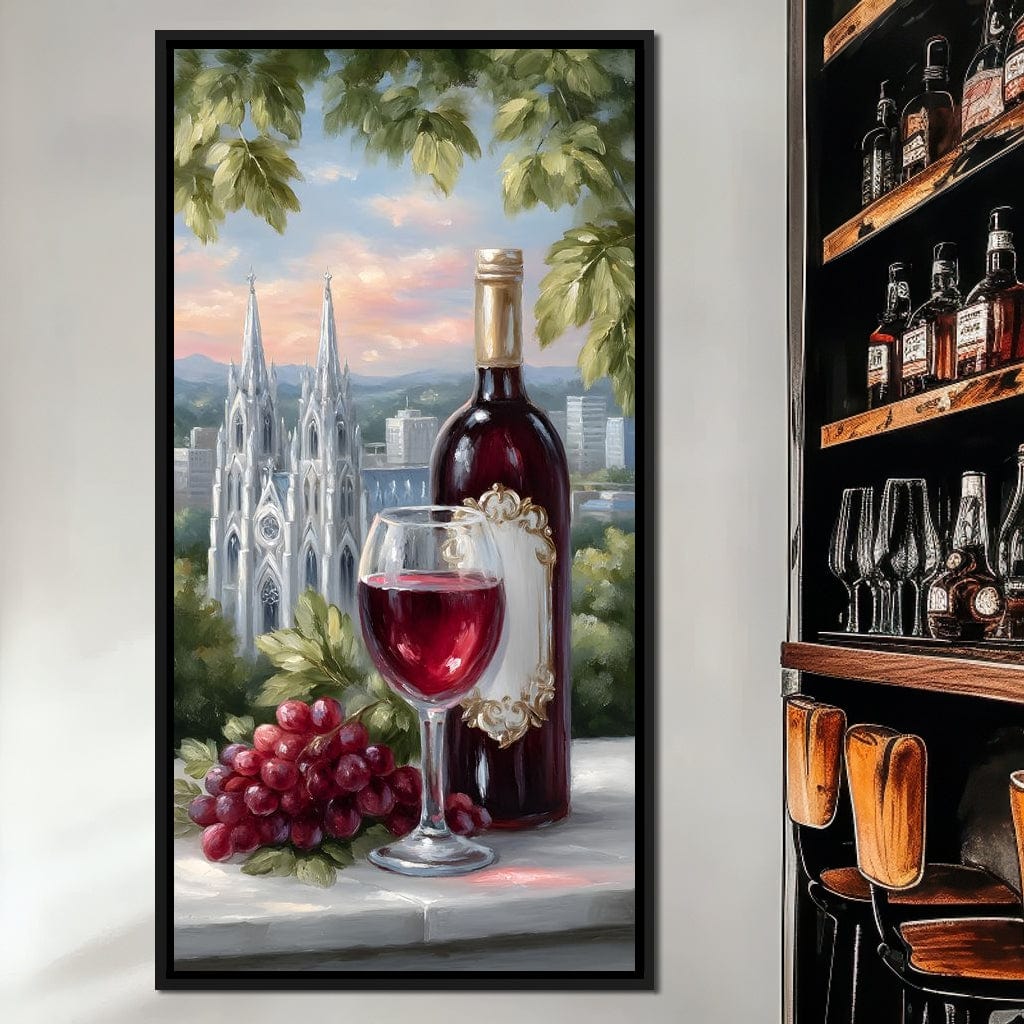 Wine Reverie Cathedral Vista Canvas Wall Art