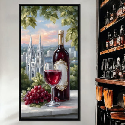 Wine Reverie Cathedral Vista Canvas Wall Art