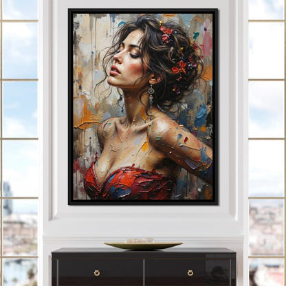 Whispering Beauty Canvas Wall Art