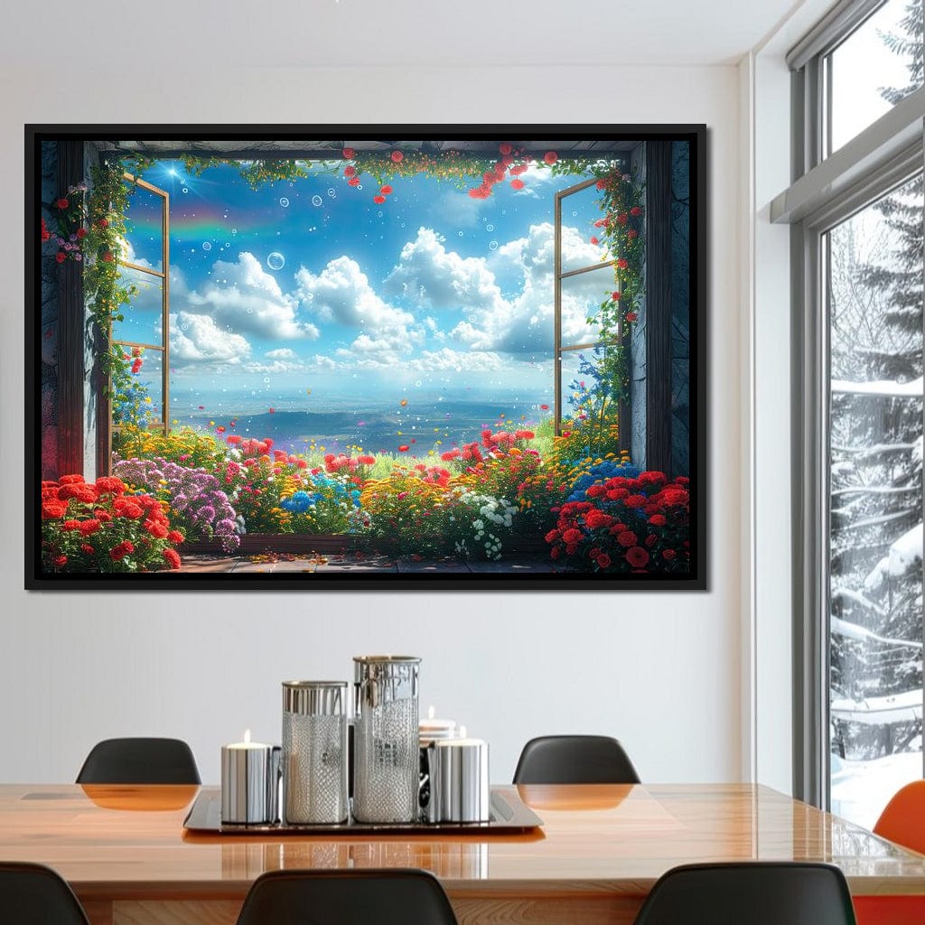 Blossom Breeze Panorama Canvas Wall Art