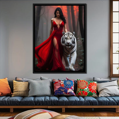 Female Portrait 198 Canvas Wall Art