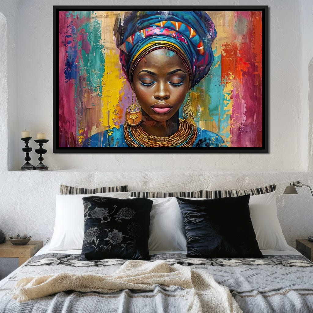 Vibrant Dreams of Africa Canvas Wall Art