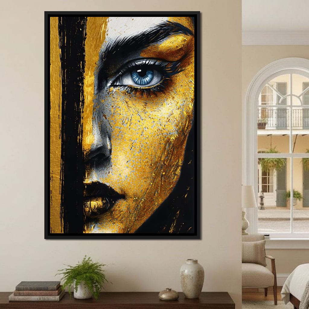 Gilded Truth Of The Soul Canvas Wall Art