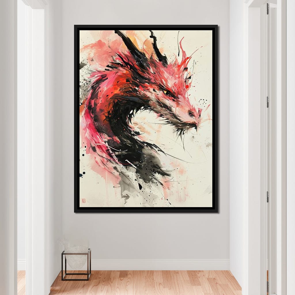 Vibrant Mythical Serenade Canvas Wall Art