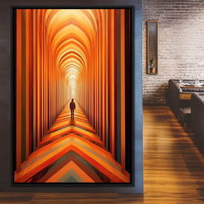 Technicolor Dream Fusion Canvas Wall Art