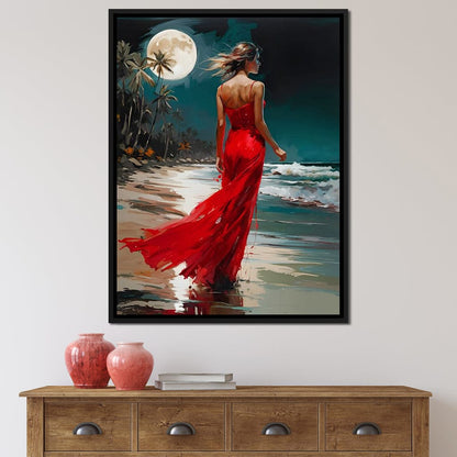 Female Portrait 062 Canvas Wall Art