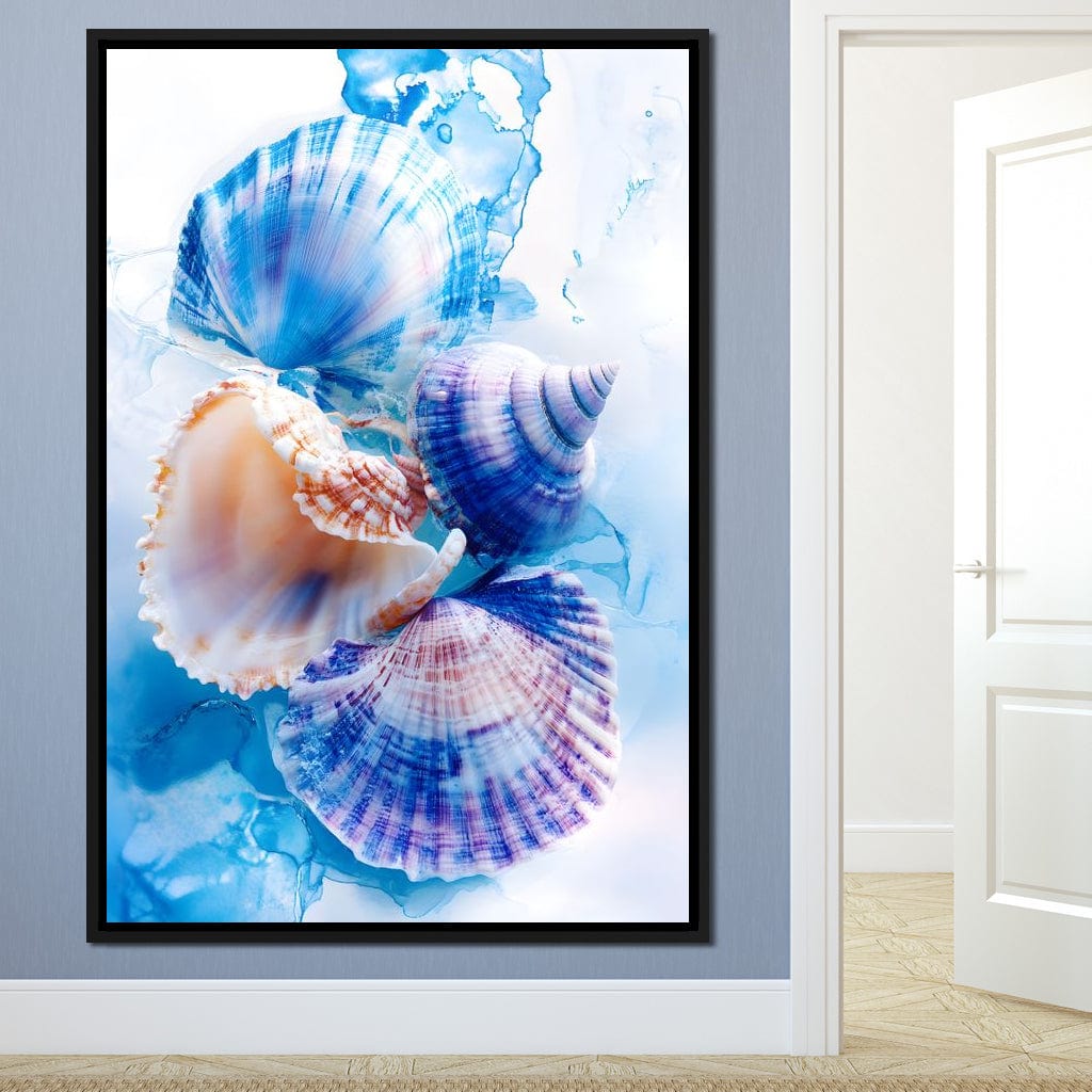 Oceanic Seashells Dreamscape Canvas Wall Art