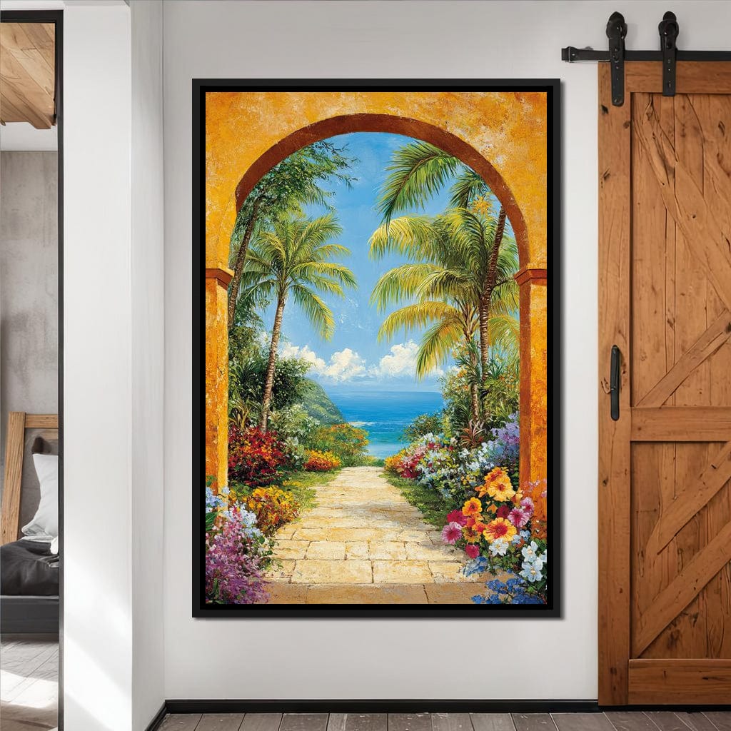 Tropical Vacation Canvas Wall Art