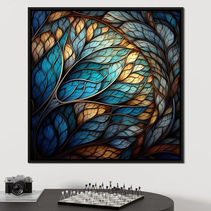 Mosaic Treescape Canvas Wall Art