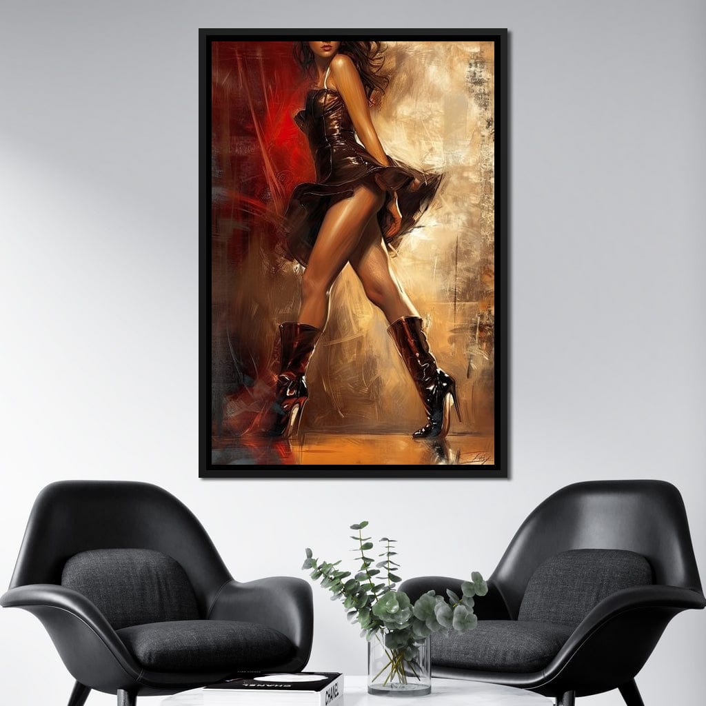 Alluring Strides Canvas Wall Art