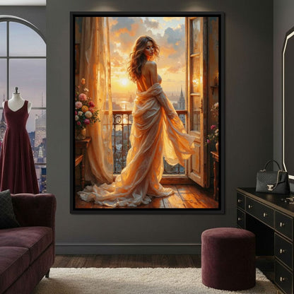 Where Light Lingers Canvas Wall Art